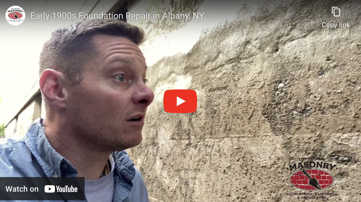 Early 1900s Foundation Repair in Albany, New York
