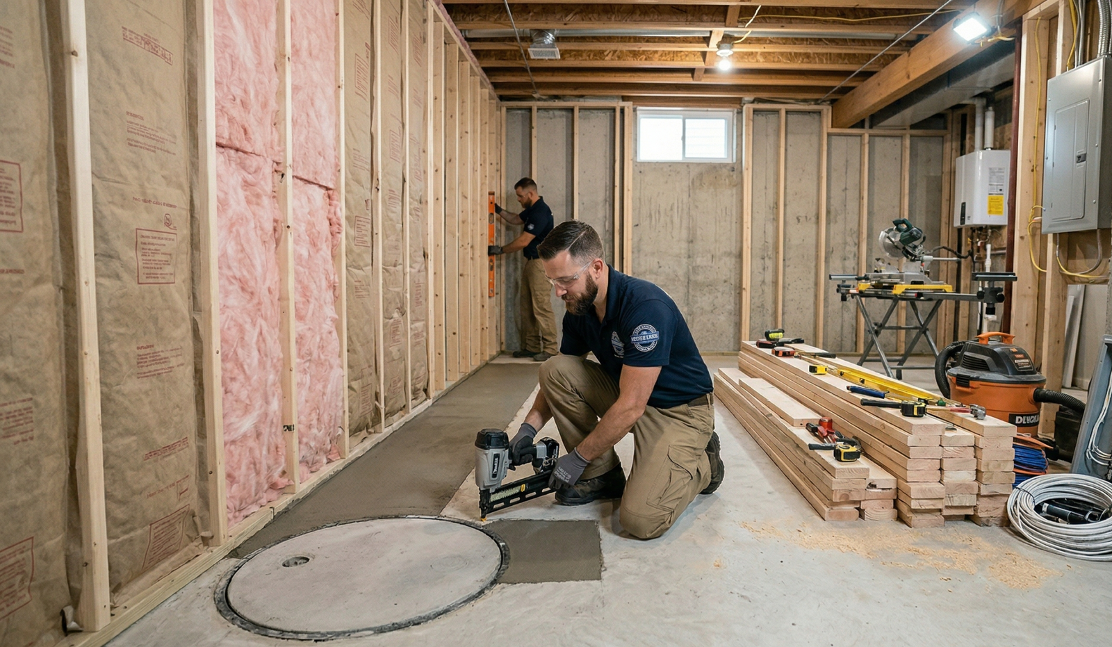 Professional basement waterproofing services in Brookville