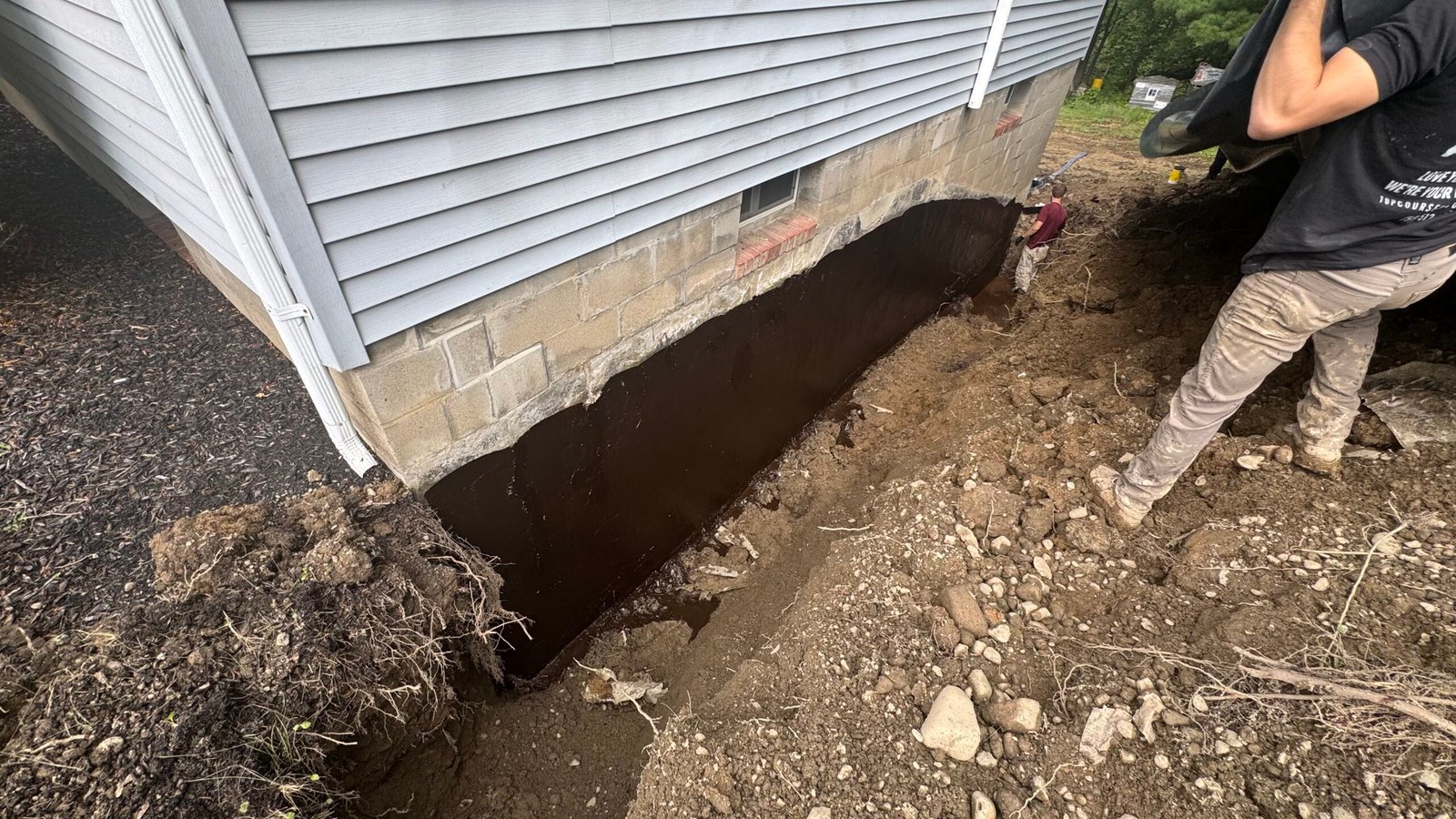 Exterior basement waterproofing done by experts