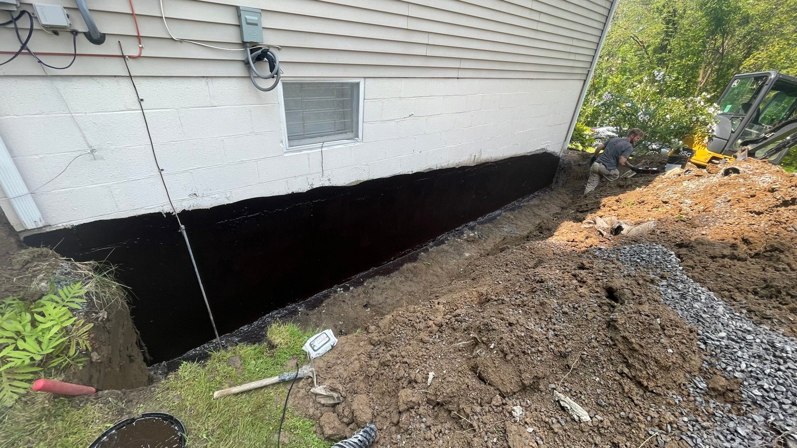 Expert basement waterproofing by Top Course Masonry